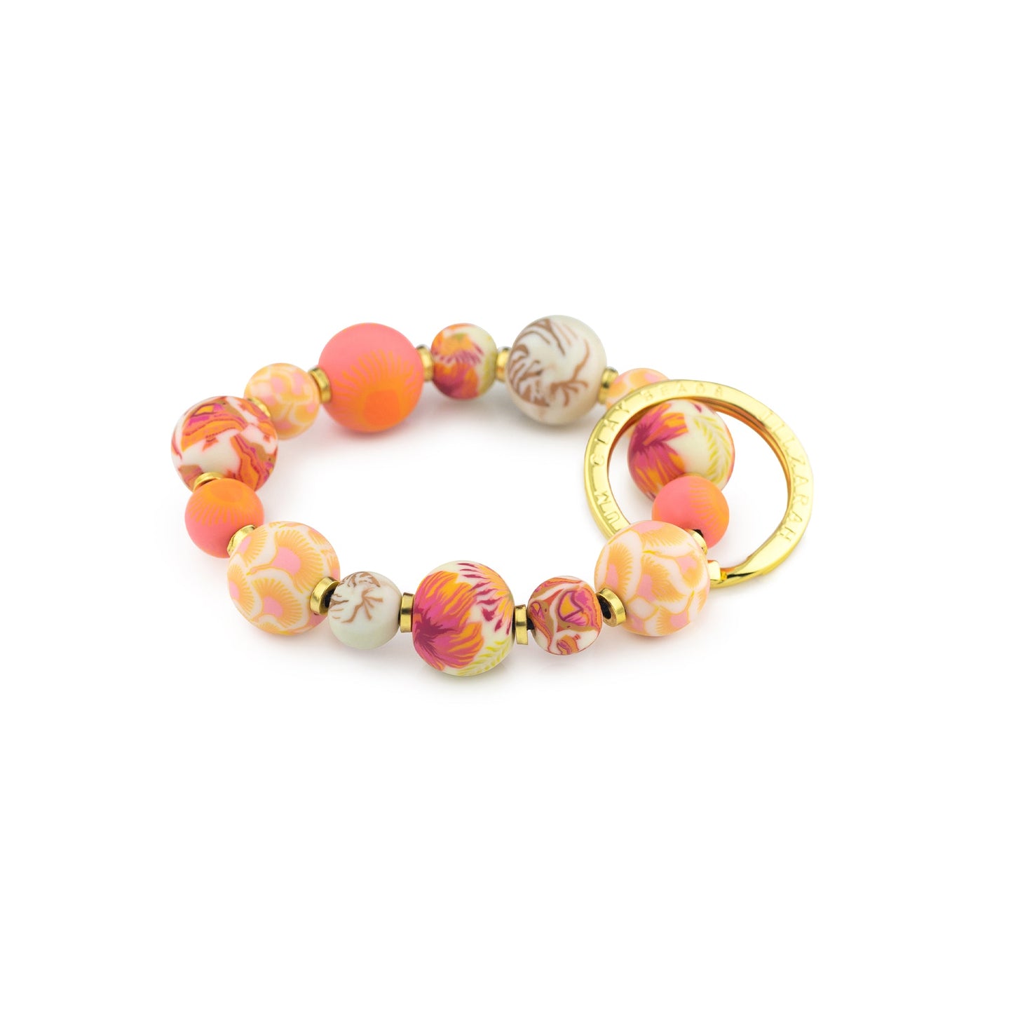 Sunshine Bay Small Bead Wrist Keychain