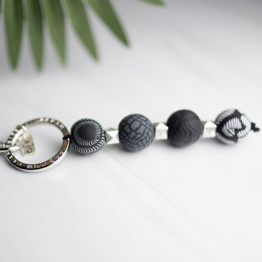 Midnight Palm 4-Ball Keychain